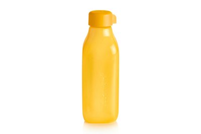 Еко-пляшка (500 мл) квадратна в жовтому кольорі РП525 фото