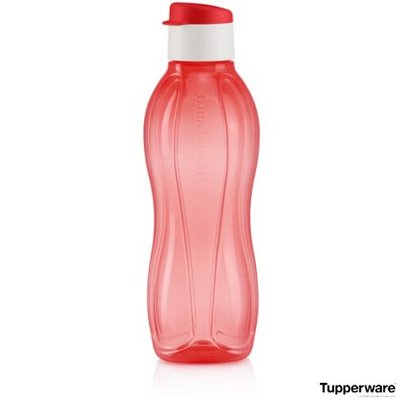 Еко-пляшка (750 мл) з клапаном, червона РП406 фото