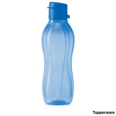 Еко-пляшка (500 мл) в блакитному кольорі з клапаном РП357 фото