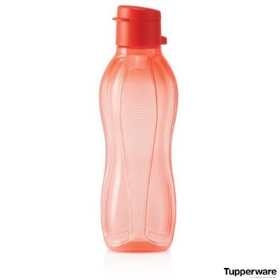 Еко-пляшка (500 мл) коралового кольору РП322 фото