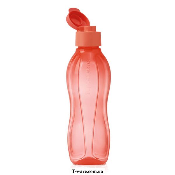Еко-пляшка (500 мл) коралового кольору РП322 фото